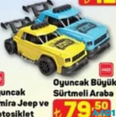 MGS OYUNCAK BÜYÜK SÜRTMELİ ARABA